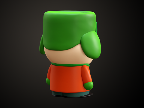 South Park Bus Stop Models 3D Принт Модель