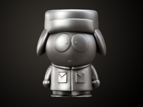 South Park Bus Stop Models 3D Принт Модель