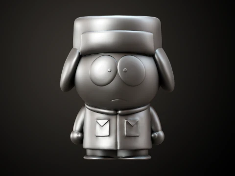 Des mod&egrave;les d'arr&ecirc;t de bus de South Park Modèles 3D en vedette