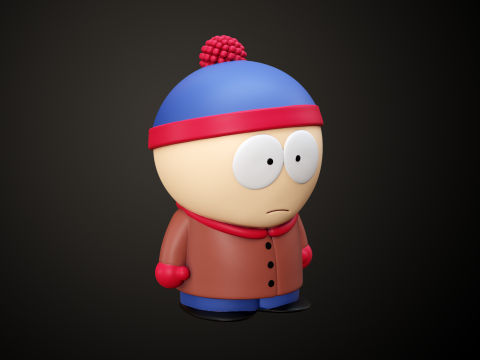 South Park Bus Stop Models 3D Принт Модель