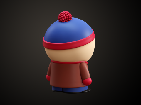 South Park Bus Stop Models 3D Принт Модель