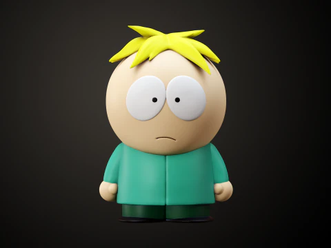 Des mod&egrave;les d'arr&ecirc;t de bus de South Park Modèles 3D en vedette