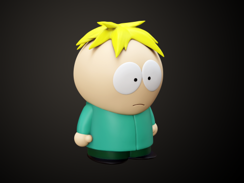 South Park Bus Stop Models 3D Принт Модель