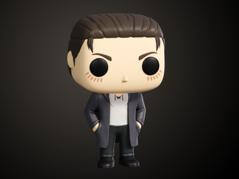 Printable Funko Eren 3Dプリントモデル