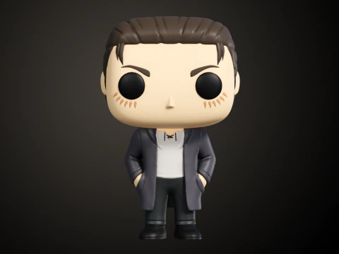 Printable Funko Eren 3D Print Model
