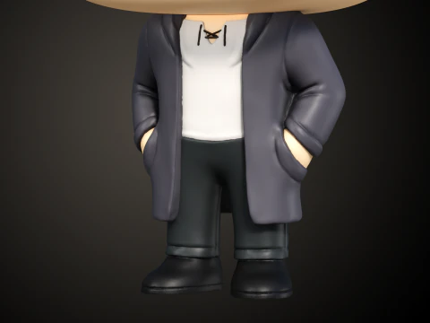 Printable Funko Eren 3D Print Model