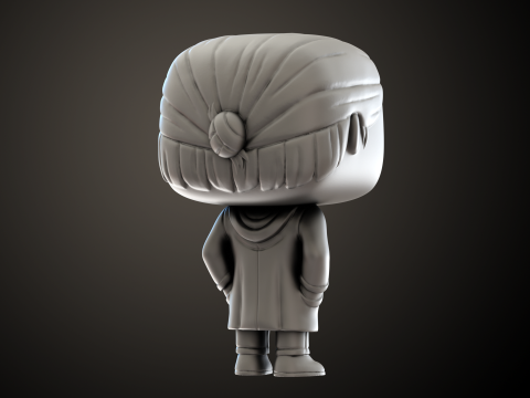Printable Funko Eren 3D Baskı Modeli