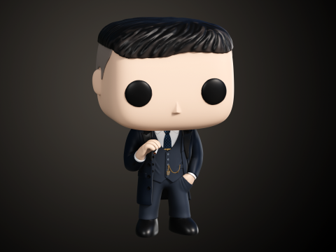 Printable Funko Thomas Shelby 3Dプリントモデル