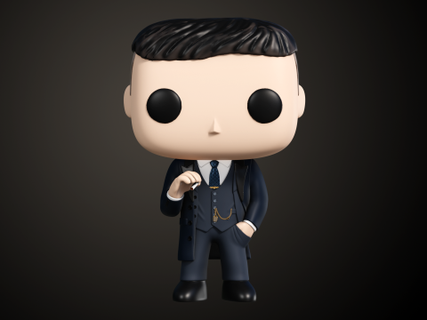 Printable Funko Thomas Shelby 3Dプリントモデル