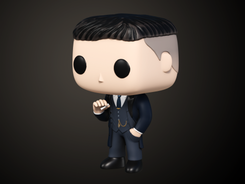 Printable Funko Thomas Shelby 3Dプリントモデル