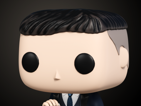 Printable Funko Thomas Shelby 3Dプリントモデル
