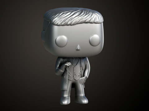 Printable Funko Thomas Shelby 3Dプリントモデル