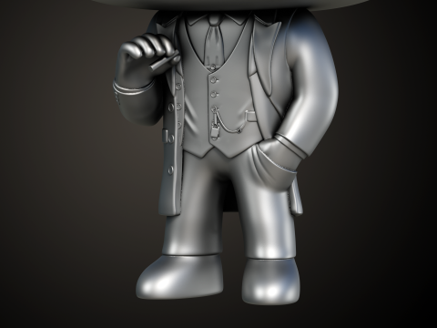 Printable Funko Thomas Shelby 3Dプリントモデル