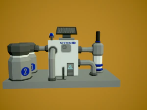 Factory on mars 3D Model