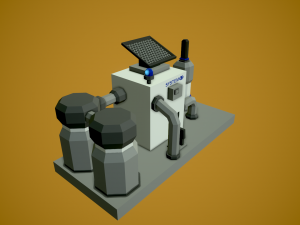 Factory on mars 3D-Modell