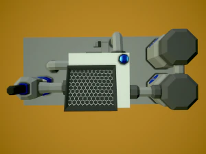 Factory on mars 3D Model