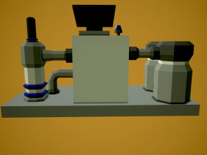 Factory on mars 3D Model