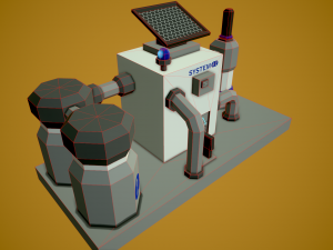 Factory on mars 3D-Modell
