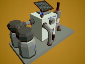 Factory on mars 3D Model