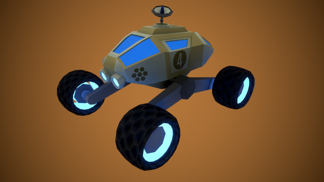 Rover for mars 3D Model .c4d .max .obj .3ds .fbx .stl .blend 