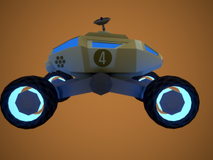 Rover for mars 3D Model