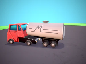 Truck set 3D Model