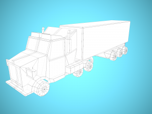 Truck set 3D-Modell