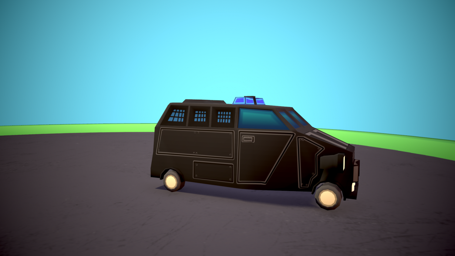 Emergency service vehicles 3D Модель in Концепт 3DExport