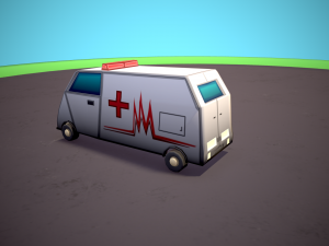 Emergency service vehicles Modèle 3D