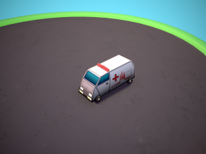 Emergency service vehicles Modèle 3D