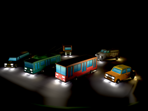 Public transport 3D 模型