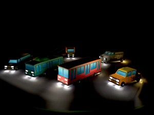 Public transport 3D Model