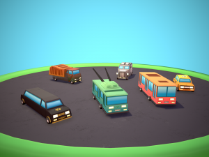Public transport 3D 模型