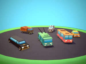 Public transport 3D Model