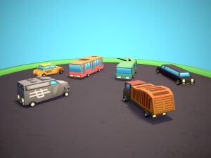 Public transport 3D 模型