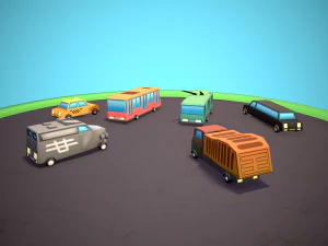 Public transport 3D Model