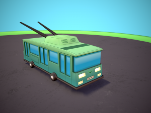 Public transport 3D 模型