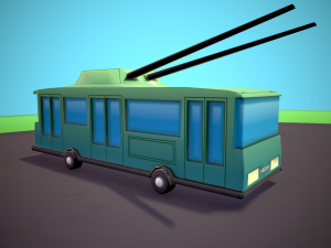 Public transport 3D 模型