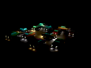 Pack of cars Modello 3D