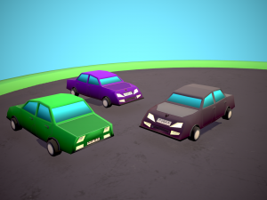 Pack of cars Modello 3D