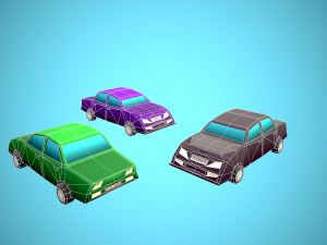 Pack of cars Modello 3D