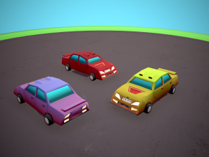 Pack of cars Modello 3D
