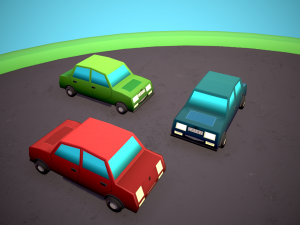 Pack of cars Modello 3D