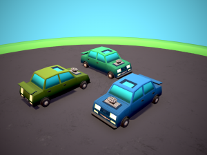 Pack of cars Modello 3D