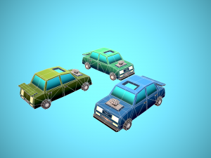 Pack of cars Modello 3D
