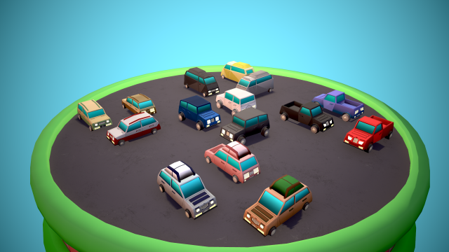 Pak cars 2 3D मॉडल .c4d .max .obj .3ds .fbx .stl .blend