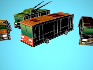 TOON VEHICLES Low-Poly Set of 44 Cars 3D Modell