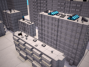 City Modular Set Toon Style Low-poly Modèle 3D