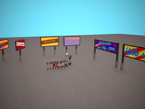 City Modular Set Toon Style Low-poly Modèle 3D