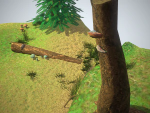 Mushroom Collection Low-poly 3D Model